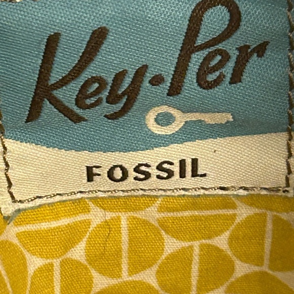 FOSSIL Key Per Coated
Canvas Leather Trim Multi
Pattern Hobo 
Purse - Picture 12 of 16